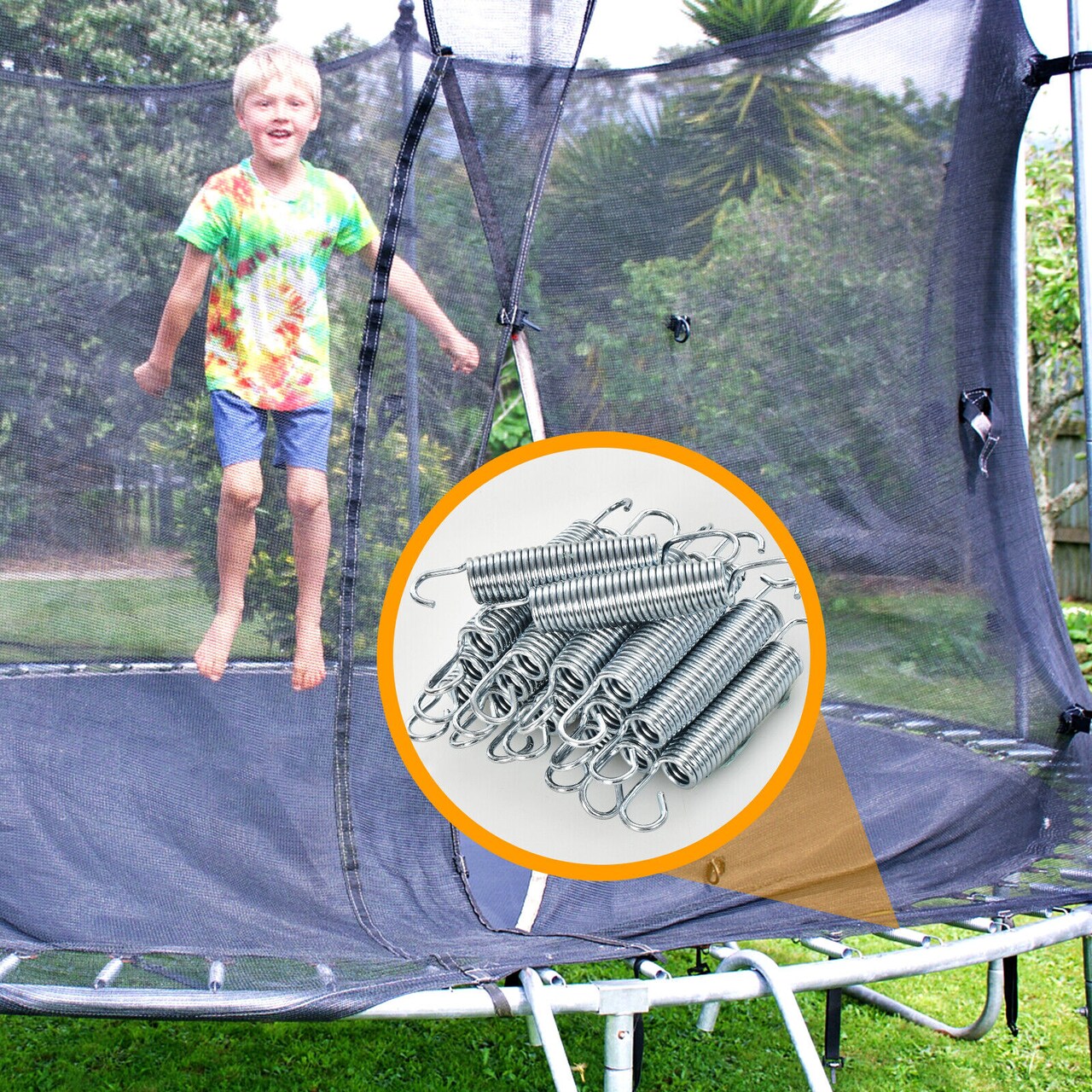 Rustproof Galvanized Steel Replacement Trampoline Elasticity Springs